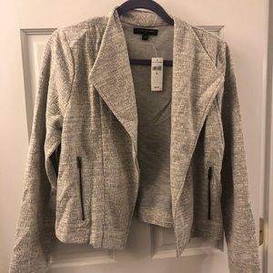 Grey textured jacket/blazer